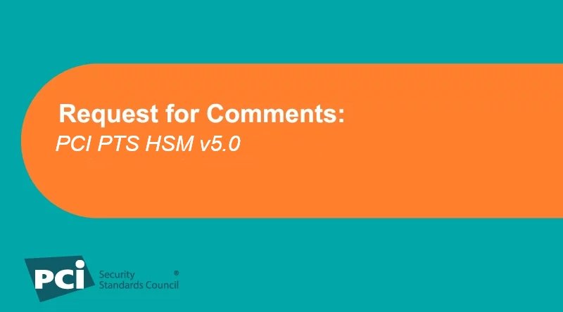 Request for Comments: PCI PTS HSM v5.0